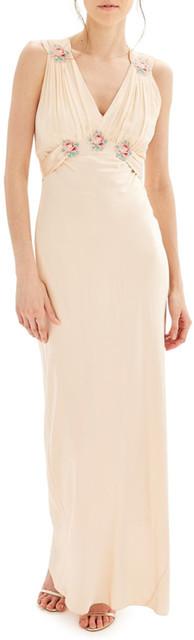 Mariage - TOPSHOP Bride Embroidered Silk Gown