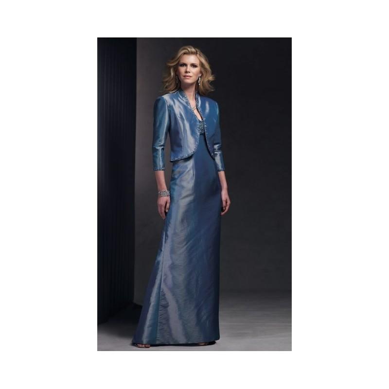 Mariage - Beaded MOB Jacket Dress Cameron Blake by Mon Cheri Dress 210640 - Brand Prom Dresses