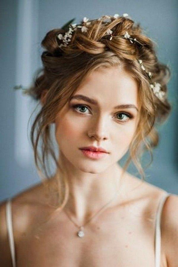 Mariage - 18 Gorgeous Wedding Hairstyles With Flower Crown - Page 3 Of 3