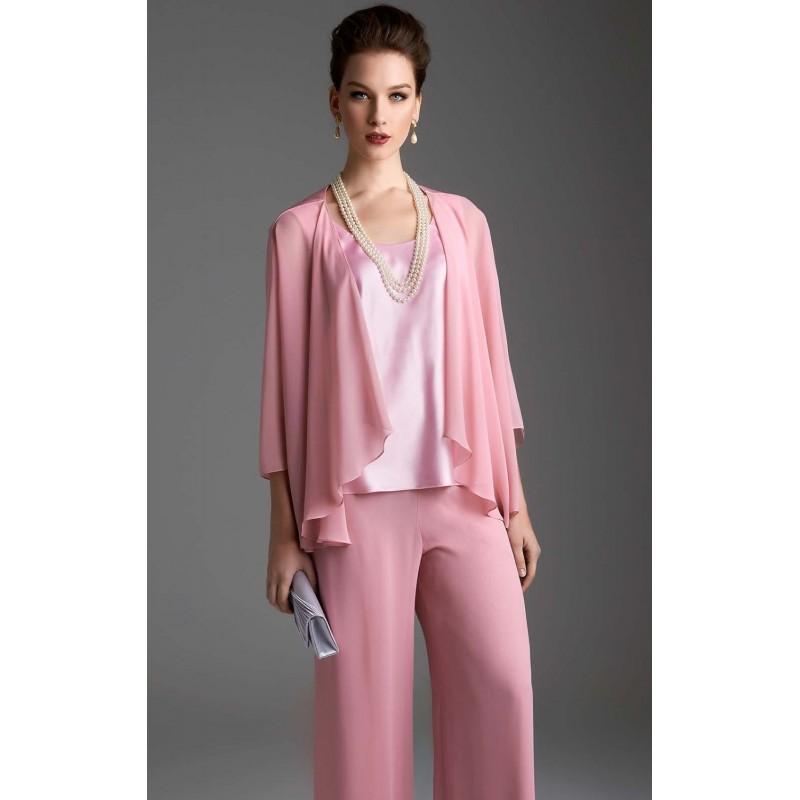 Hochzeit - Long Sleeve Pantsuit by Landa Designs Social Occasion LE129 - Bonny Evening Dresses Online 