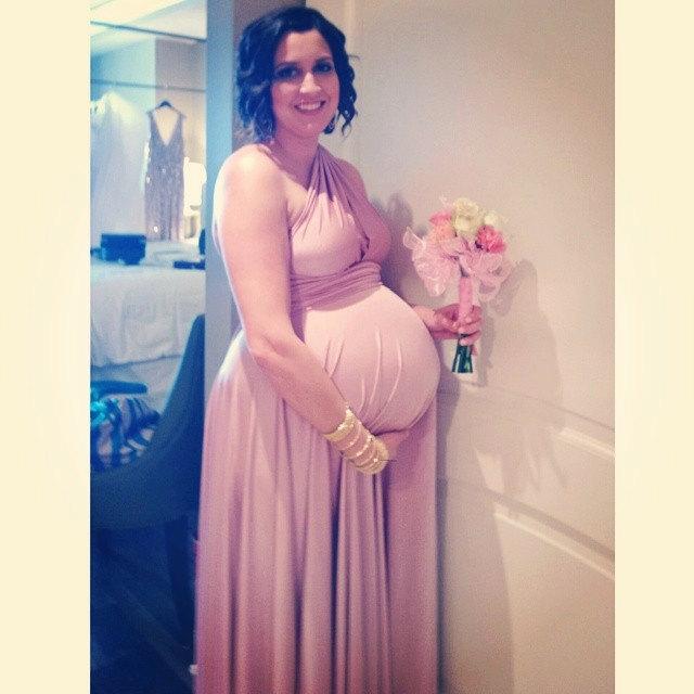 Wedding - Maternity Convertible Dress ... MaternityWedding Dress - 37 Colors - Bridesmaids Dress, Prom Dress, Plus Size Dress