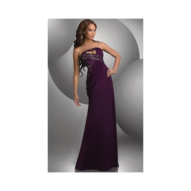 Mariage - Shimmer Grecian Drape Prom Dress 59401 by Bari Jay - Brand Prom Dresses