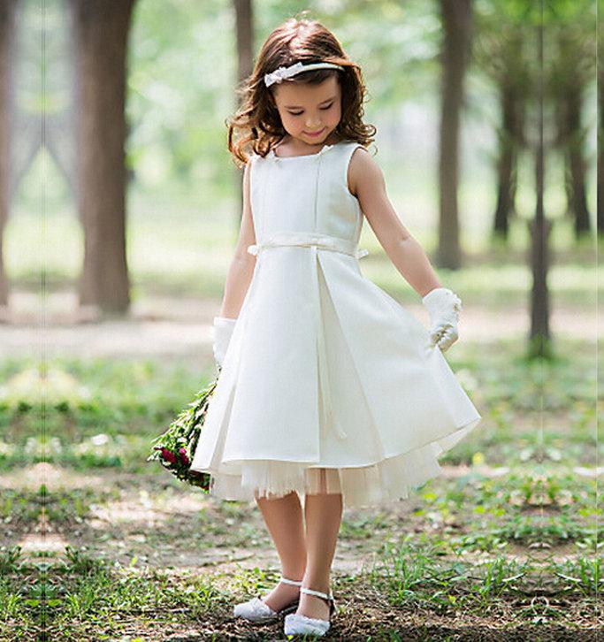 Hochzeit - Wedding Dress, Christening Dress, Event Dress, Birthday Dress, Party Dress, White Girl Dress, Bridsmade Dress, Flower Girl Dress, Princess