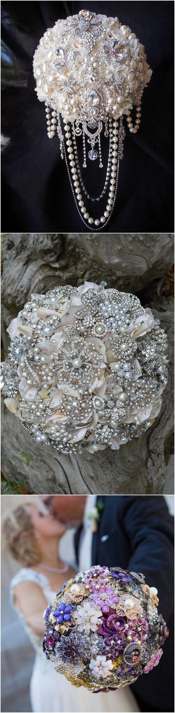 Mariage - Top 10 Vintage Wedding Brooch Bouquet Ideas For 2018