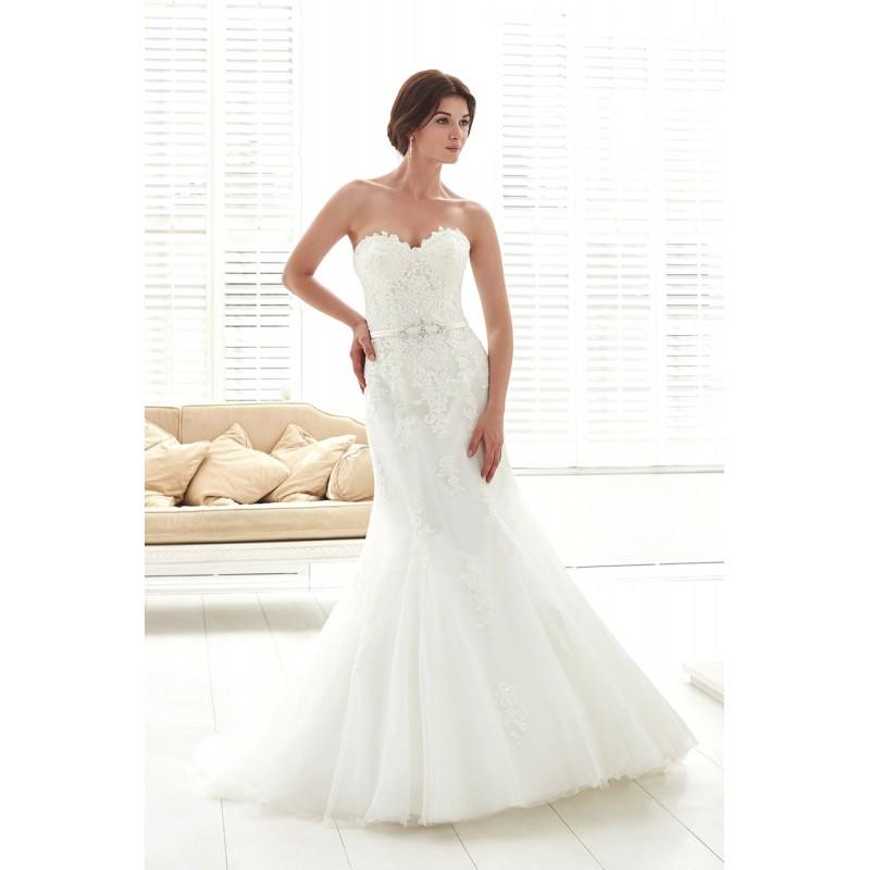 Wedding - Romantica Style PC6966 by Phil Collins - Lace  Tulle Floor Sweetheart  Strapless Fit and Flare Wedding Dresses - Bridesmaid Dress Online Shop