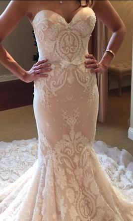 Mariage - Pale Pink Wedding Dresses With Ivory Embroidery From Darius Bridal