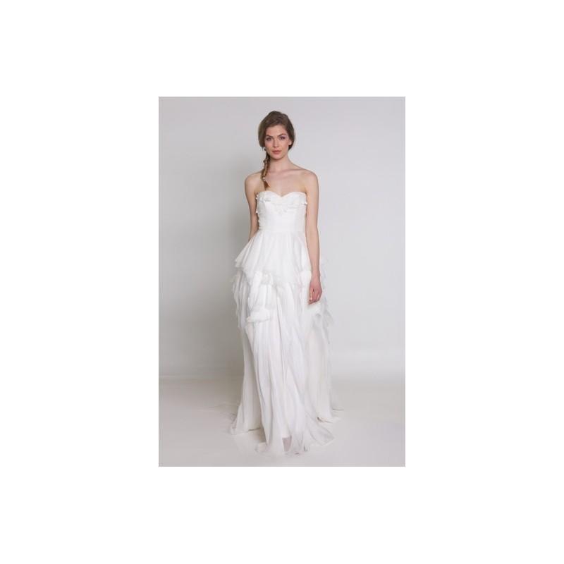 Свадьба - Ivy & Aster Dress 9 - A-Line White Spring 2015 Ivy & Aster Sweetheart Full Length - Rolierosie One Wedding Store