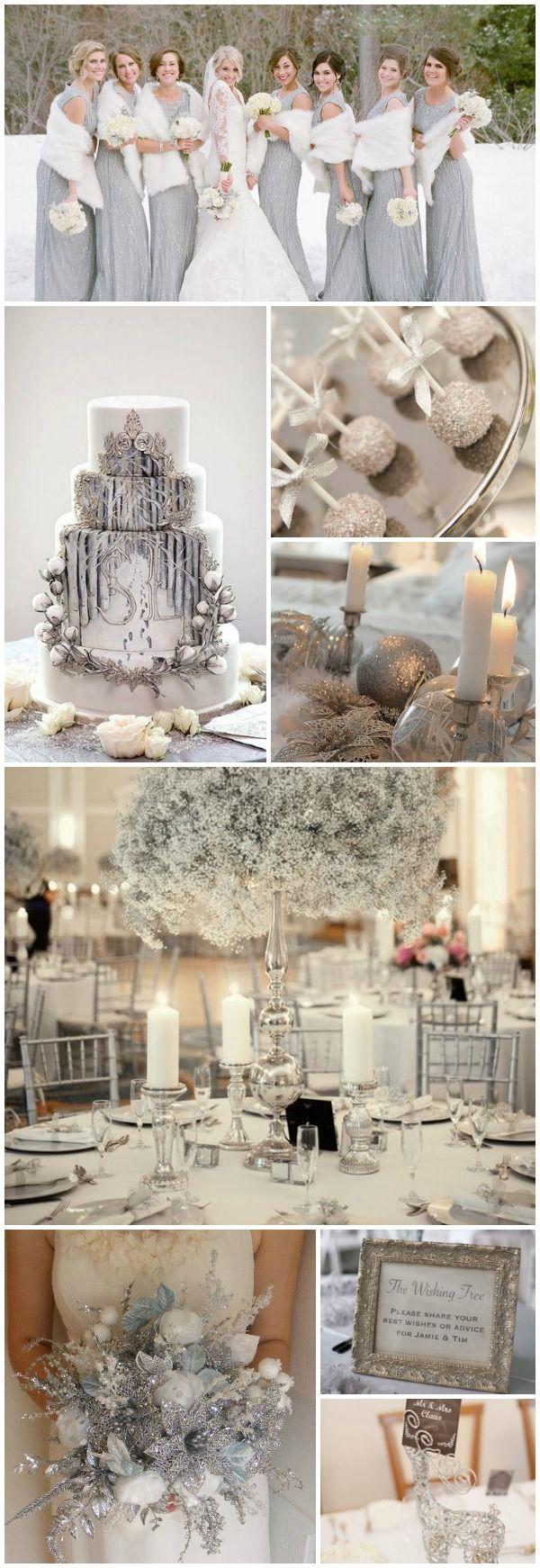 Hochzeit - Top 6 Incredible Winter Wonderland Wedding Decorations Ideas