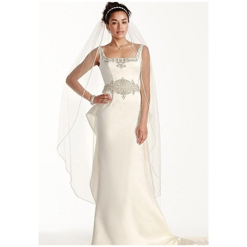 Свадьба - Oleg Cassini at David's Bridal Oleg Cassini Style CWG708 Wedding Dress - The Knot - Formal Bridesmaid Dresses 2017