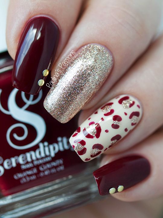 Mariage - Leopard Nails