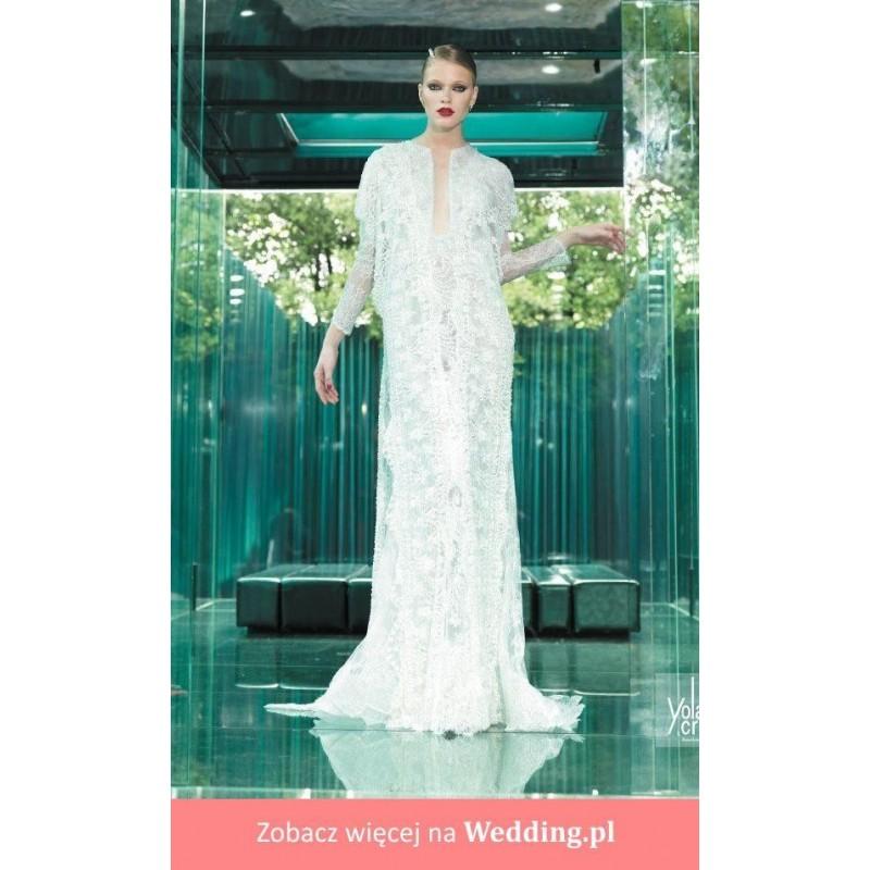 Свадьба - YolanCris - Tula Vintage Couture Floor Length Other Straight Long sleeve Short - Formal Bridesmaid Dresses 2017