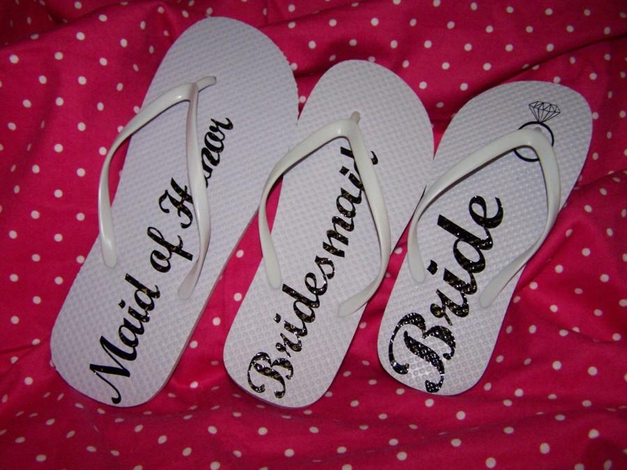 Mariage - Personalized Flip Flops