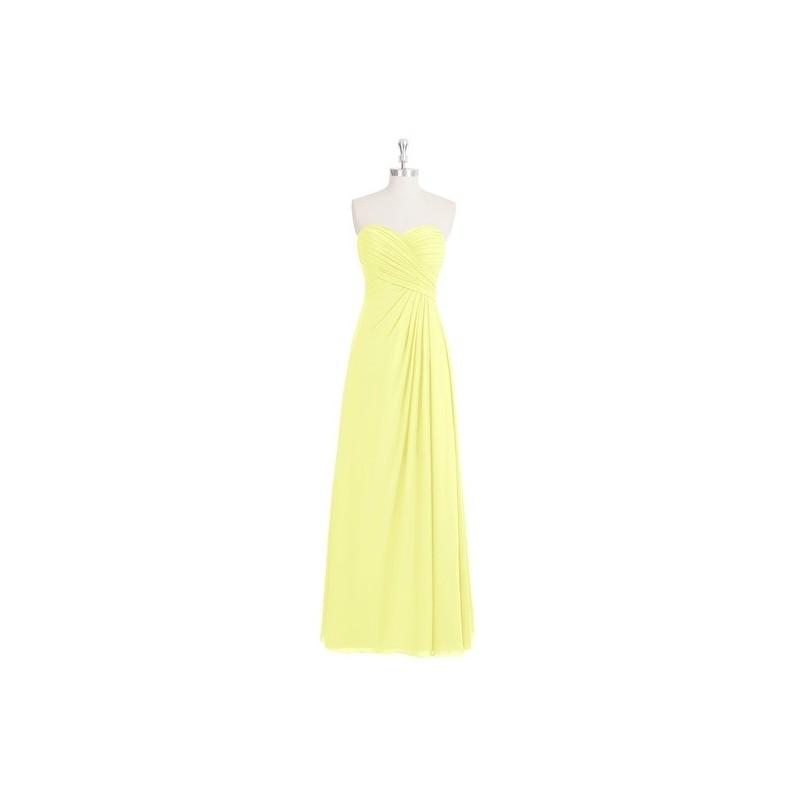 Свадьба - Daffodil Azazie Arabella - Floor Length Sweetheart Chiffon Back Zip Dress - Charming Bridesmaids Store
