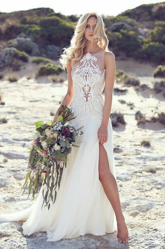 Свадьба - Beautiful Lace Wedding Dress