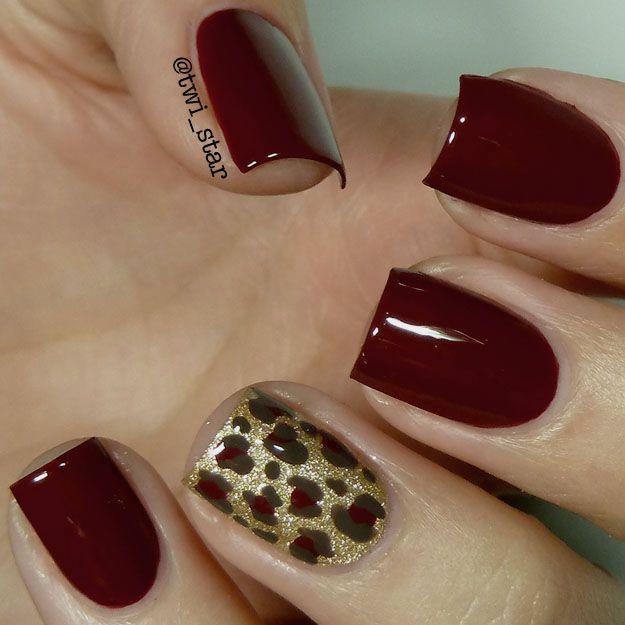 Wedding - OPI Skyfall, LAMB, And How Great Is Your Dane? - Leopard Spot Mani