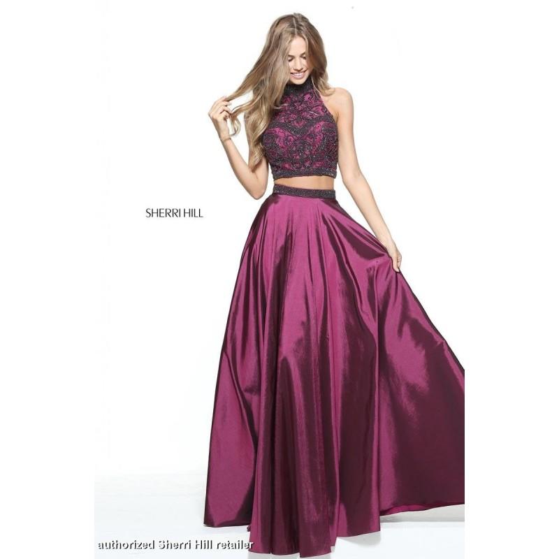 Hochzeit - Black Sherri Hill 51061 - Brand Wedding Store Online