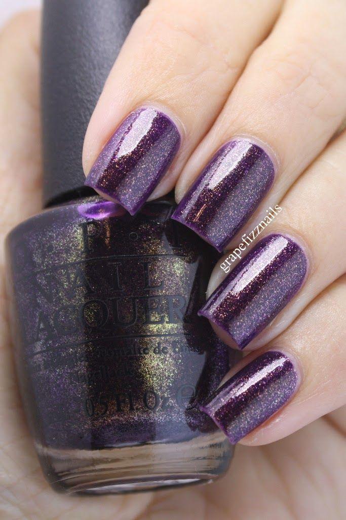 Mariage - Gwen Stefani Holiday For OPI 2014 (grape Fizz Nails)
