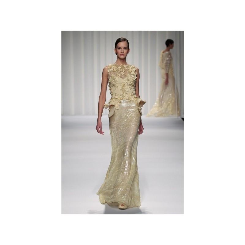 Hochzeit - Abed Mahfouz spring-summer-2013 Style 29 -  Designer Wedding Dresses