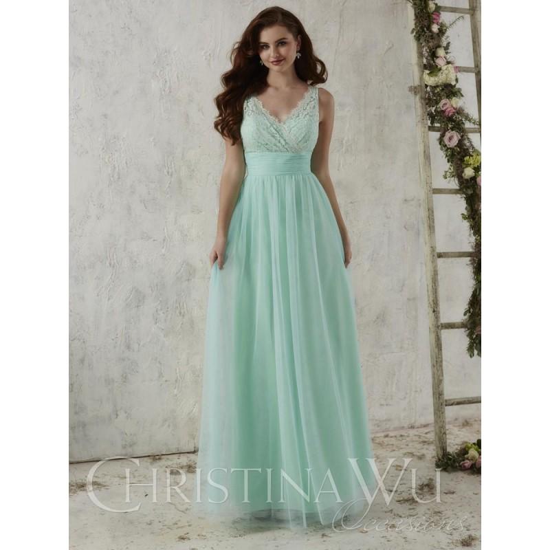 Wedding - Christina Wu Occasions 22710 Lace Tulle Bridesmaid Gown - Brand Prom Dresses