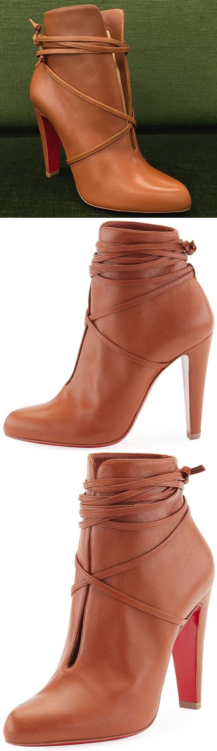 زفاف - Christian Louboutin's Must-Have 'S.I.T. Rain' Leather Ankle Boots