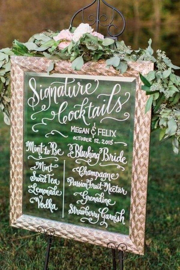 Wedding - 15 Chic Greenery Wedding Signs For 2018 Trends