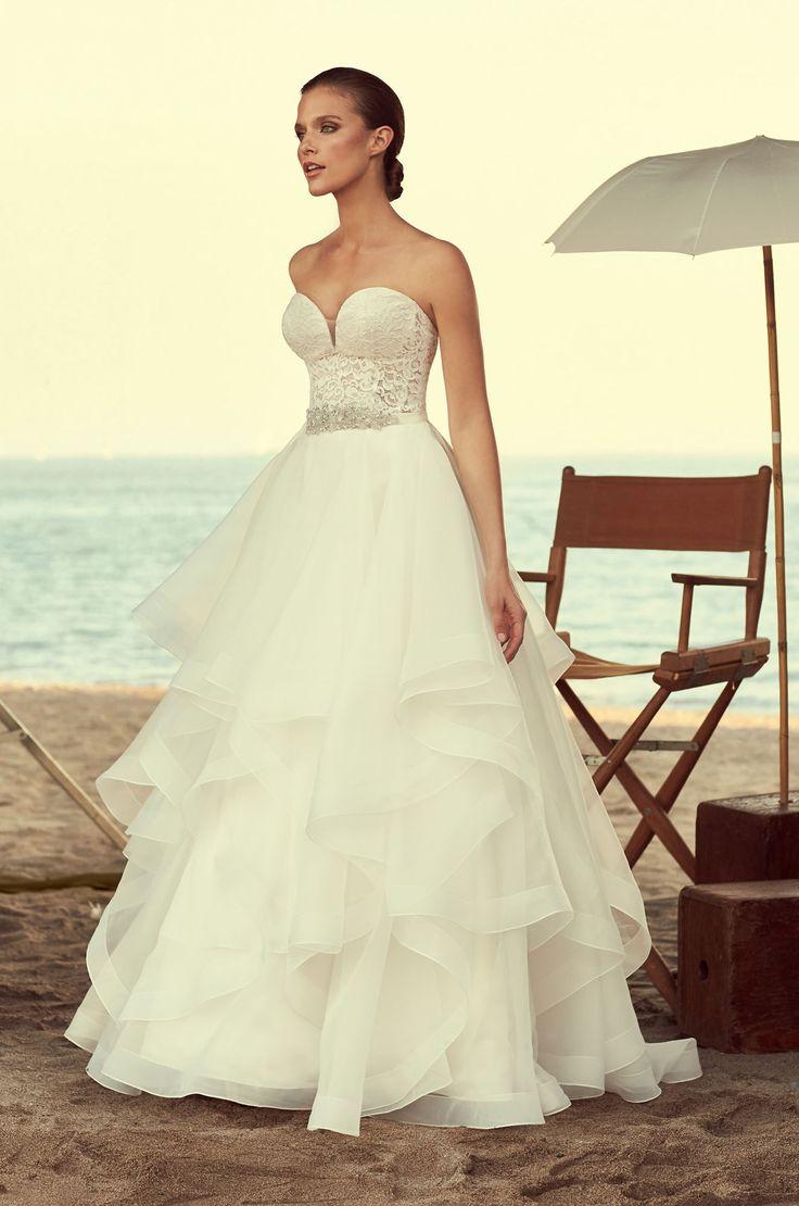 Hochzeit - Strapless Corset Wedding Dress - Style #2192