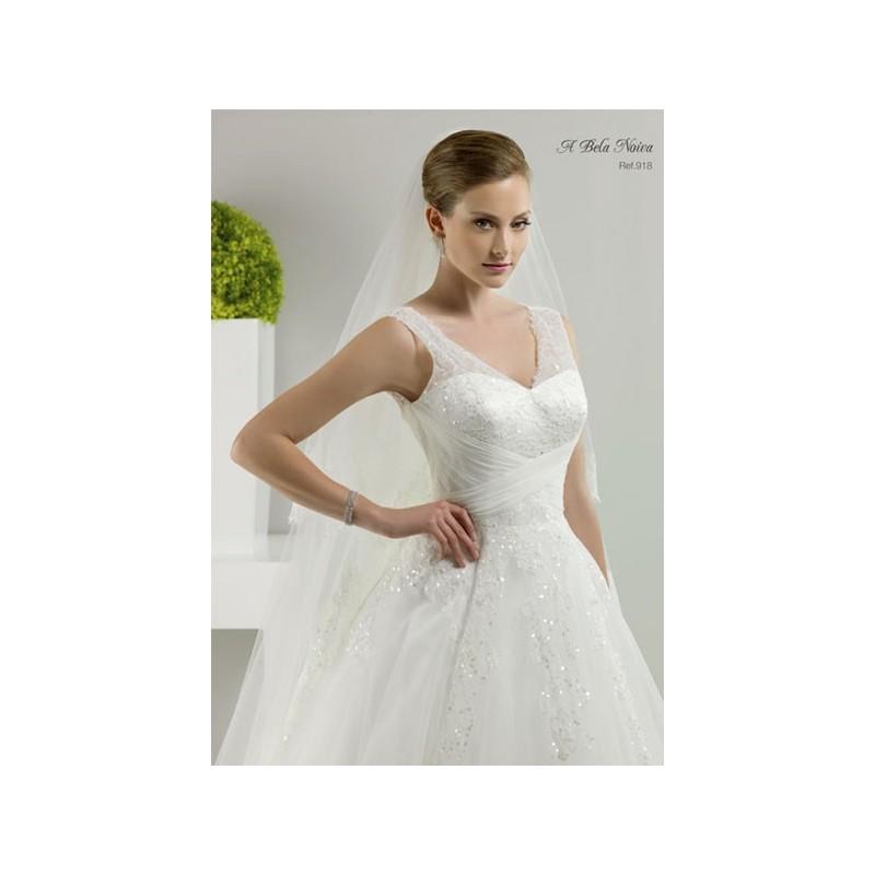 Hochzeit - Vestido de novia de A Bela Noiva Modelo 918 - Tienda nupcial con estilo del cordón