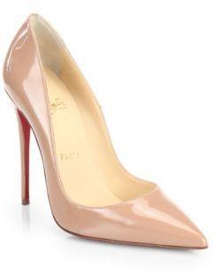 Mariage - Christian Louboutin So Kate Patent Leather Pumps