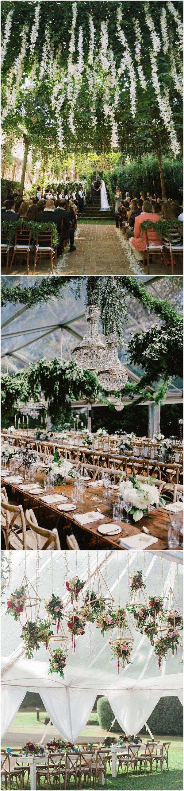Hochzeit - Trending-12 Fairytale Wedding Flower Ceiling Ideas For Your Big Day - Page 2 Of 2