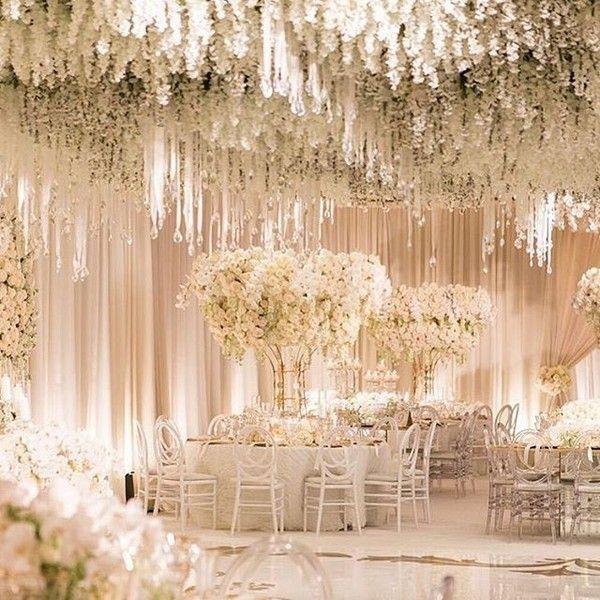 Wedding - Trending-12 Fairytale Wedding Flower Ceiling Ideas For Your Big Day - Page 2 Of 2