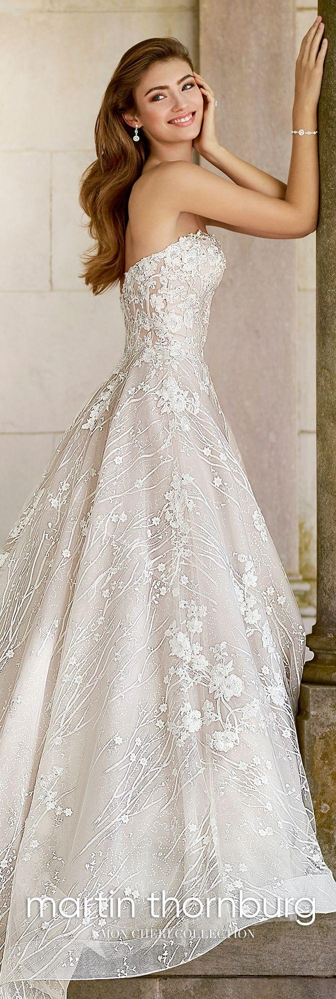 Hochzeit - Strapless Sweetheart Lace Wedding Gown - 118281 Coda