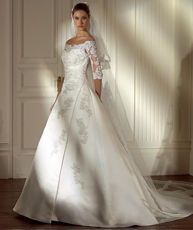 Свадьба - Wedding Gowns With Sleeves