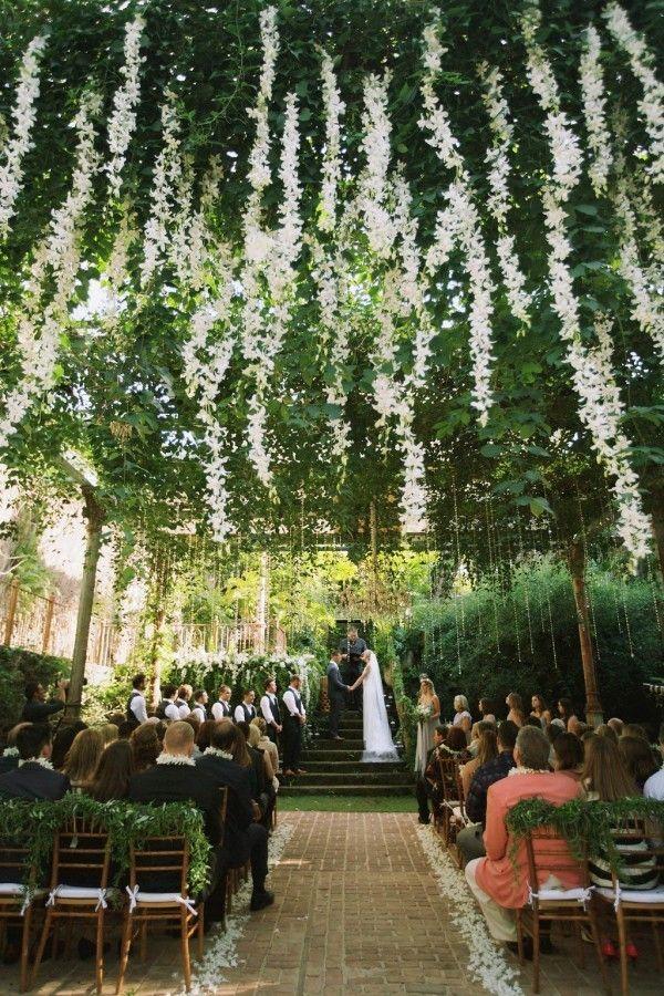 زفاف - Trending-12 Fairytale Wedding Flower Ceiling Ideas For Your Big Day - Page 2 Of 2