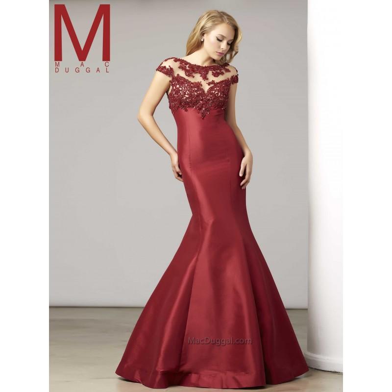Свадьба - Mac Duggal Couture - Style 62304D - Formal Day Dresses