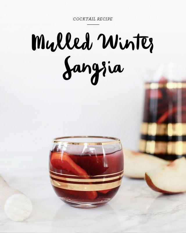 Wedding - Mulled Winter Sangria Recipe
