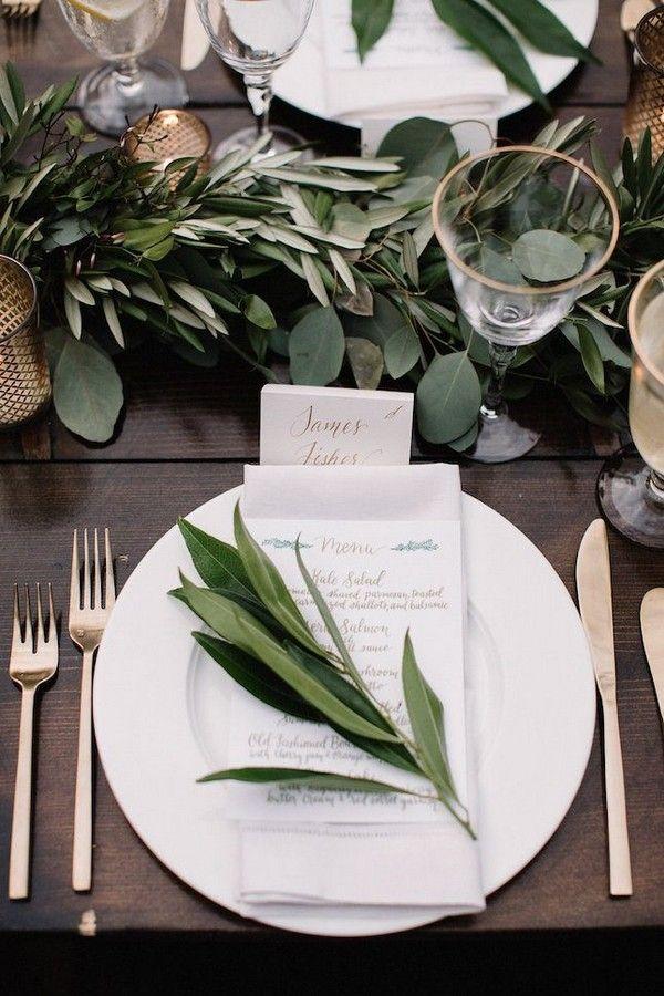 Hochzeit - Top 15 So Elegant Wedding Table Setting Ideas For 2018 - Page 3 Of 3