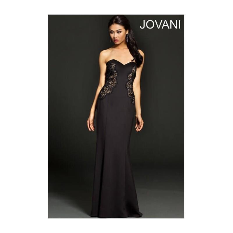 Hochzeit - Black/Nude Sugarplum Jovani Evenings 93735 Jovani Evening - Top Design Dress Online Shop