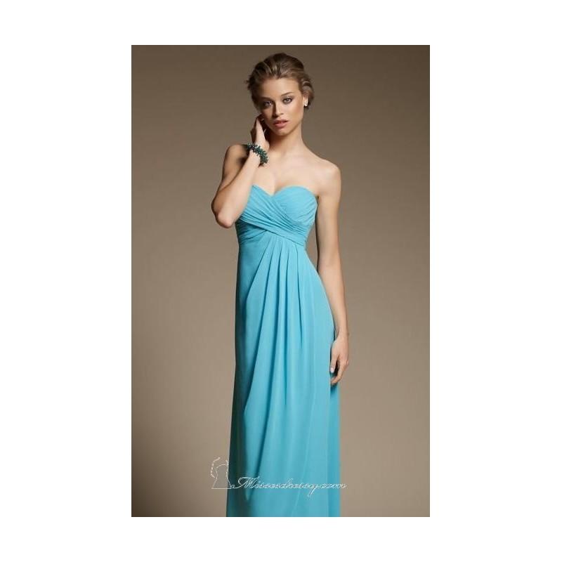 Hochzeit - Turquoise Empire Sweetheart by Bridesmaids by Mori Lee - Color Your Classy Wardrobe