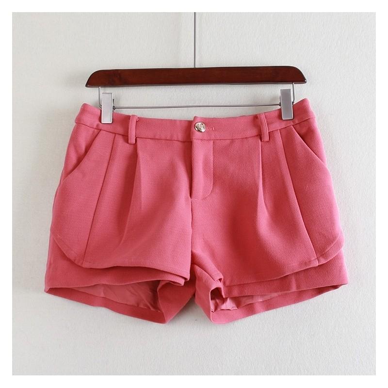 Mariage - Must-have Vogue High Waisted Spring Short Casual Trouser - Lafannie Fashion Shop