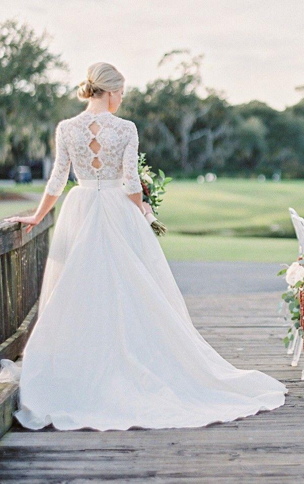 زفاف - Top 10 Gorgeous Wedding Dresses With Long Sleeves For 2018 Trends - Page 2 Of 2