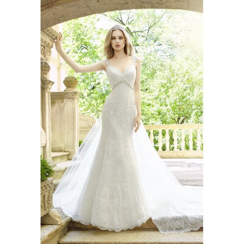 زفاف - Style H1324 by Moonlight Couture - Sweetheart Floor length LaceNet Sleeveless Mermaid Dress - 2018 Unique Wedding Shop