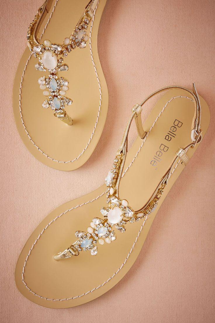 Wedding - BHLDN's Bella Belle Tulum Sandals In Gold