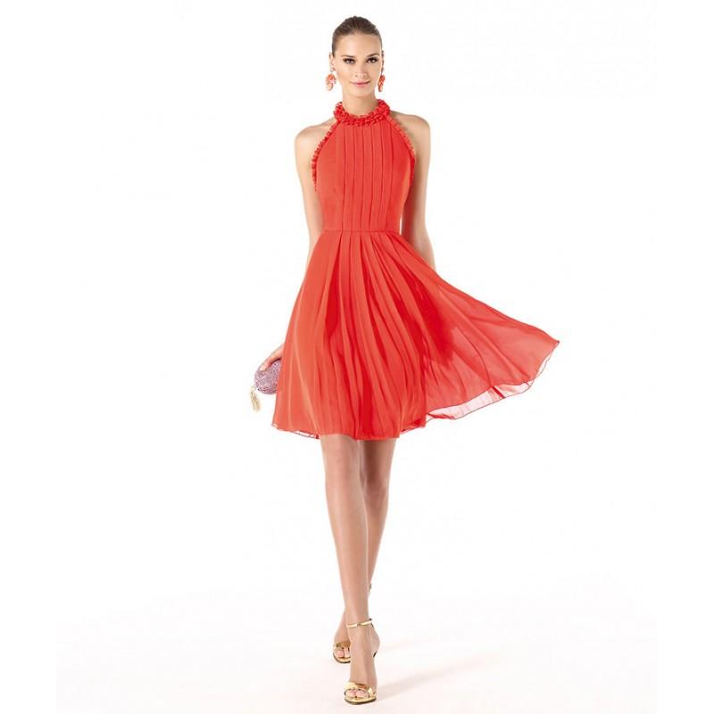 زفاف - Pronovias 2014 Cocktail Collection Style Ruta - Rosy Bridesmaid Dresses