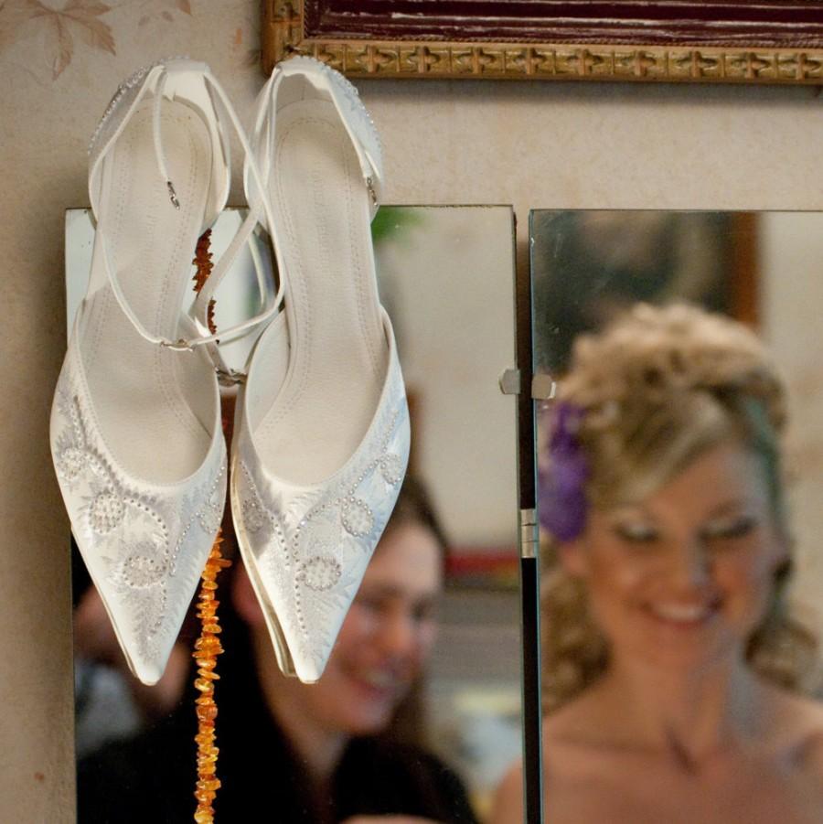 Wedding - Wedding Shoes, Womens Wedding Heels, Women's Bridal Shoes, Womens Shoes, crystal shoe clips, wedding shoe clips, bridal shoes, bridal flats