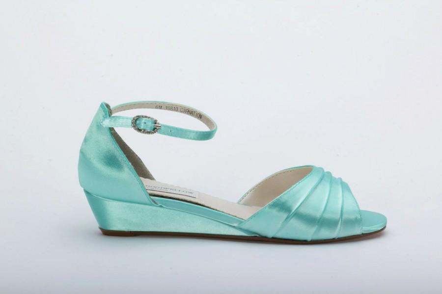 Wedding - Wedding Wedge Shoes - Wedge - Wedding Shoes - Wedges- Parisxox By Arbie Goodfellow - Choose From Over 200 Color Choices - Dyeable Shoes