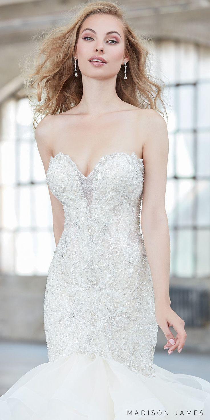 Wedding - Madison James Spring 2017 Wedding Dresses — Fall In Love With This Romantic Bridal Collection