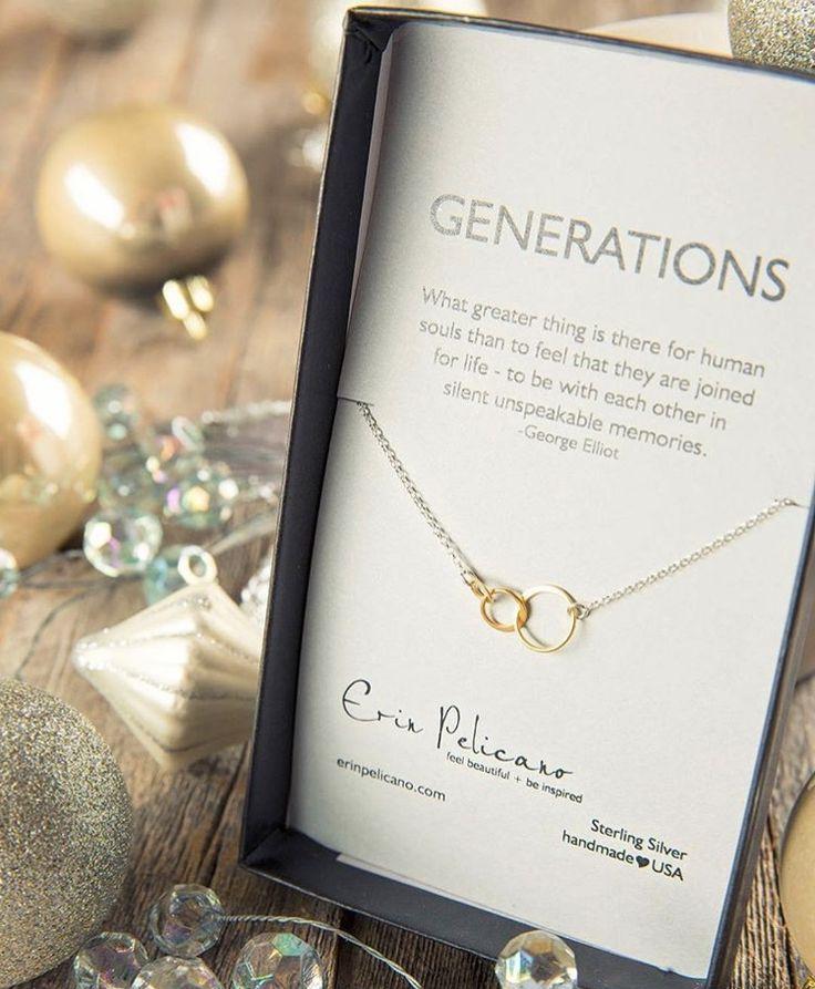 Hochzeit - Gold & Sterling Generations Necklace