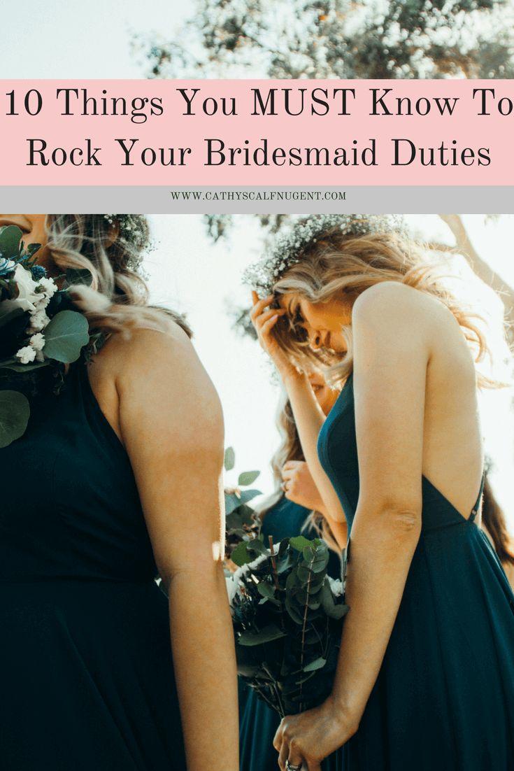 Hochzeit - 10 Things You Must Know To Rock Your Bridesmaids Duties // Guest Post