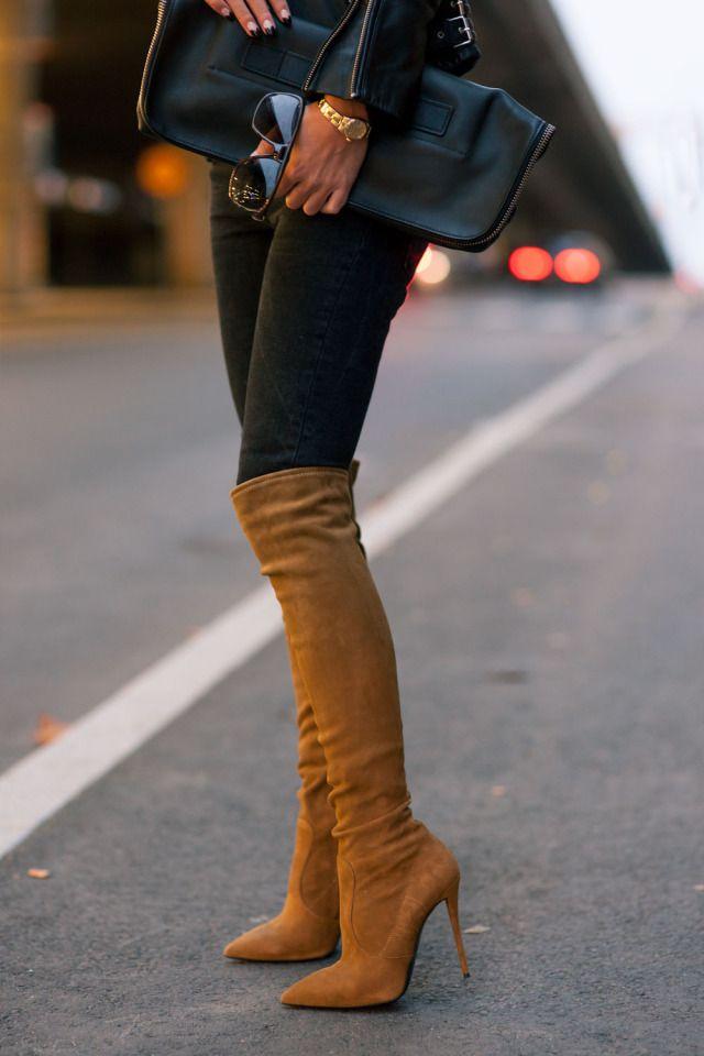 Hochzeit - Over-The-Knee Boots Trend, Autumn/Winter 2014