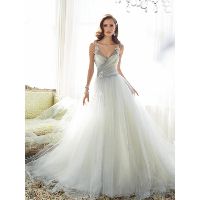 Wedding - Misty Gray Sophia Tolli Bridal Y11550LB - Brand Wedding Store Online